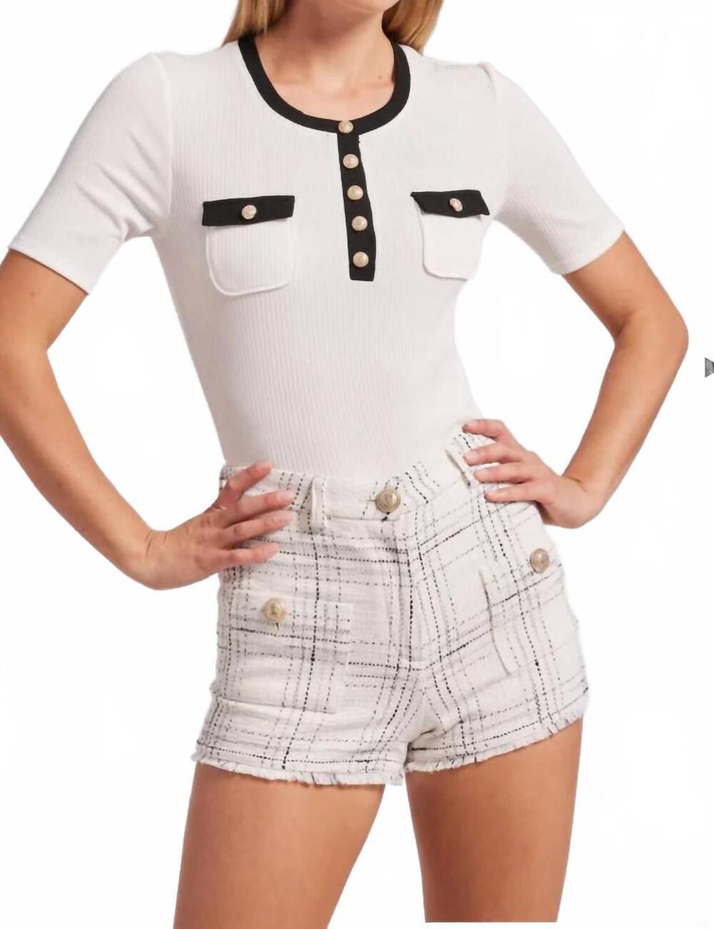 NEW GENERATION LOVE faith top in white